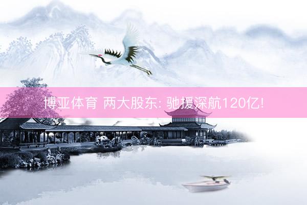 博亚体育 两大股东: 驰援深航120亿!